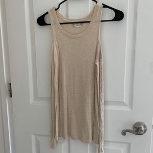 No shoulder sweater